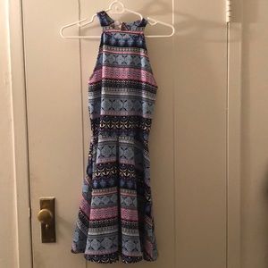 Colorful printed dress